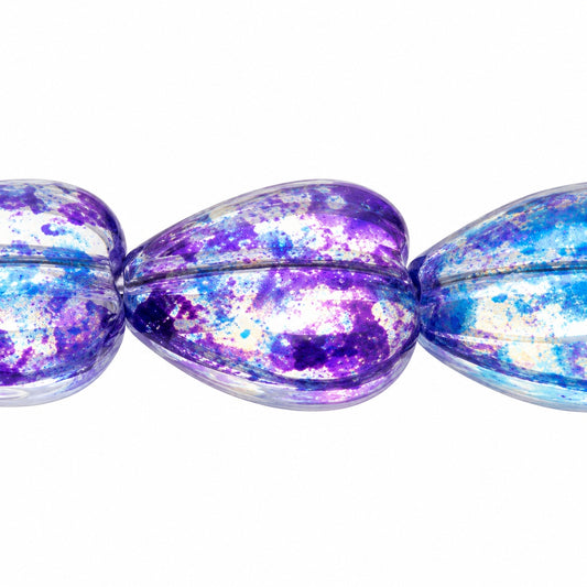 Heart Beads, Crystal 48501 (00030-48501), Glass, Czech Republic