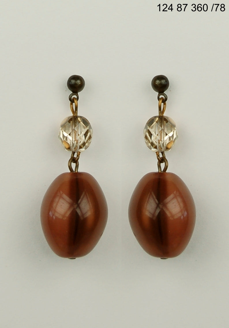 3 pcs Jewelry piece with Czech Glass Beads (OUTLET Vintage)