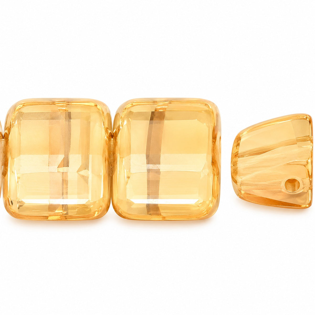 Carrier Beads, Mix White Brown (16010), Glass, Czech Republic