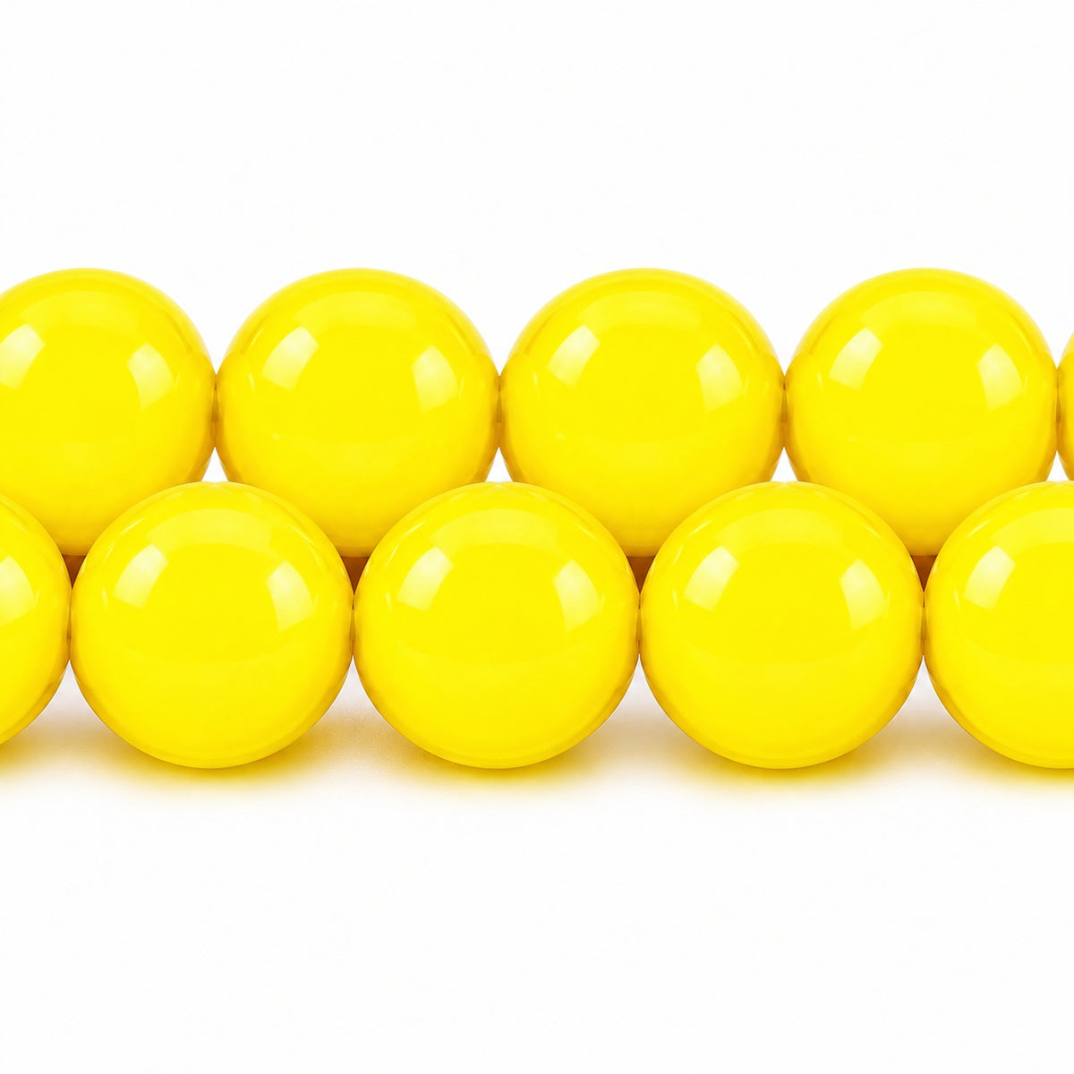 Drop Beads, Opaque Yellow (83110), Glass, Czech Republic