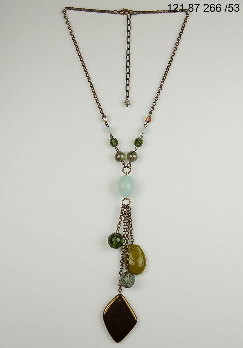 3 pcs Jewelry piece with Czech Glass Beads (OUTLET Vintage)