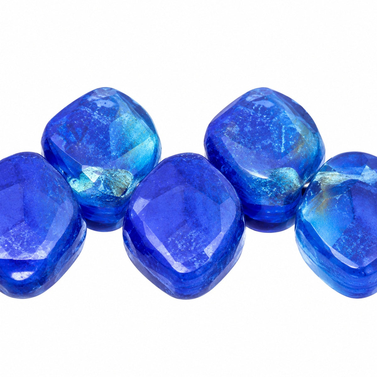 Small Leaf Pressed Beads, X1055 (x1055), Glass, Czech Republic