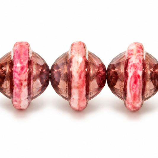 Faceted Special Cut Beads Ufo, X3128 Bronze (x3128-14415), Glass, Czech Republic