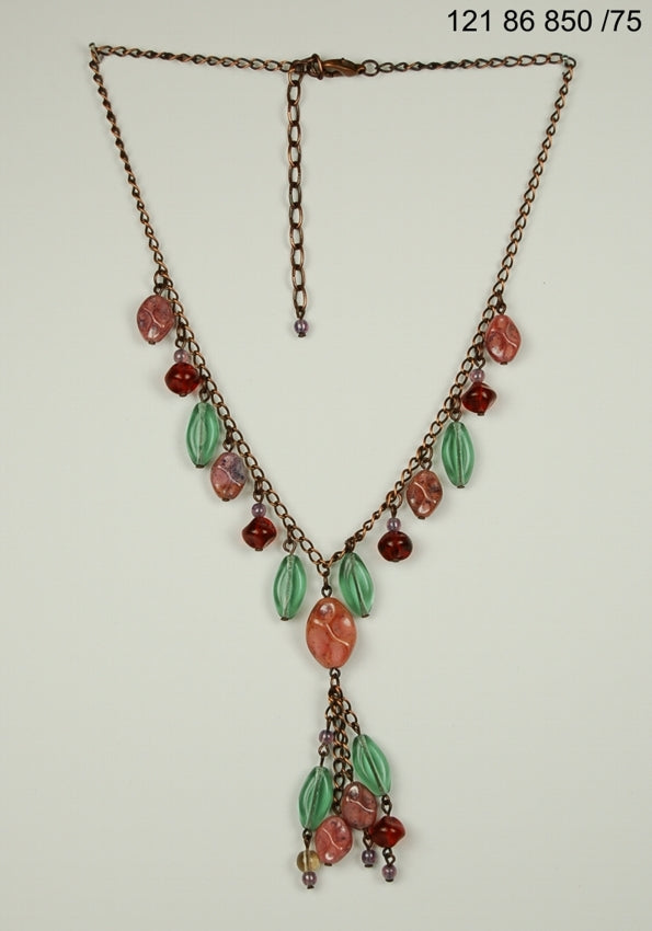 3 pcs Jewelry piece with Czech Glass Beads (OUTLET Vintage)