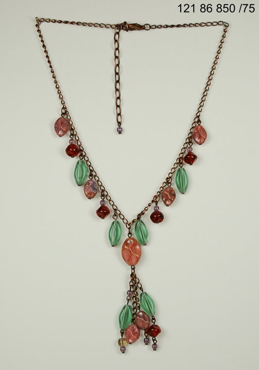 3 pcs Jewelry piece with Czech Glass Beads (OUTLET Vintage)