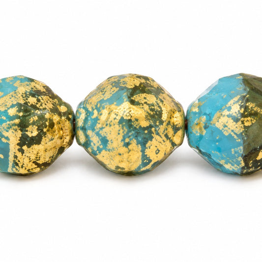 Wasp Special Cut Faceted Fire Polished Beads, X1023 47901 (x1023-47901), Glass, Czech Republic