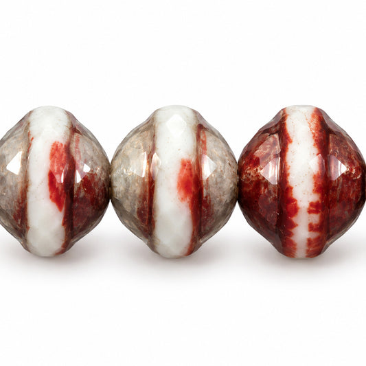 Faceted Special Cut Beads Ufo, X3110 Platin (x3110-13702), Glass, Czech Republic