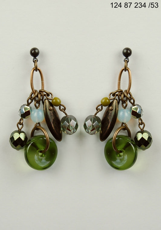 3 pcs Jewelry piece with Czech Glass Beads (OUTLET Vintage)