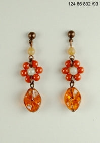 3 pcs Jewelry piece with Czech Glass Beads (OUTLET Vintage)