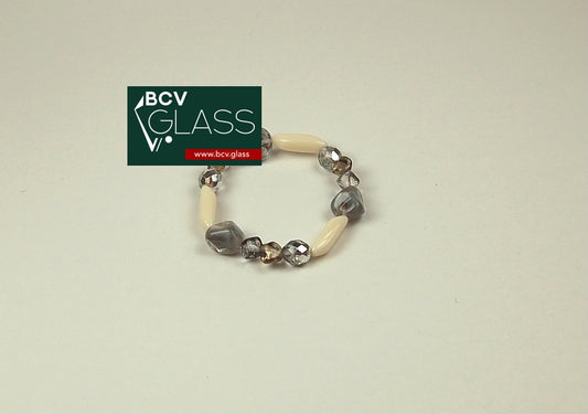 3 pcs Jewelry piece with Czech Glass Beads (OUTLET Vintage)