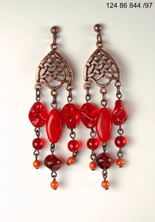 3 pcs Jewelry piece with Czech Glass Beads (OUTLET Vintage)