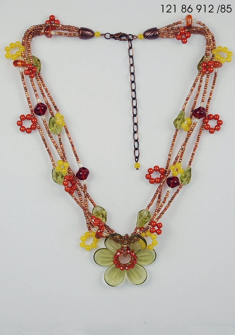 3 pcs Jewelry piece with Czech Glass Beads (OUTLET Vintage)