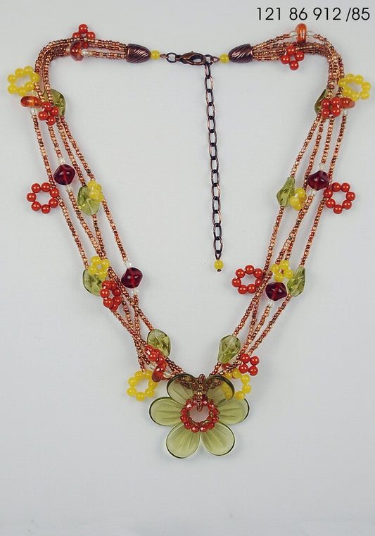 3 pcs Jewelry piece with Czech Glass Beads (OUTLET Vintage)