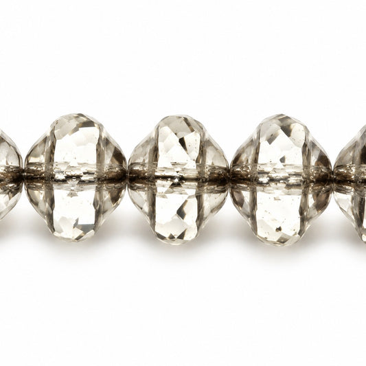 Faceted Special Cut Beads Ufo, Crystal Platin (00030-13702), Glass, Czech Republic