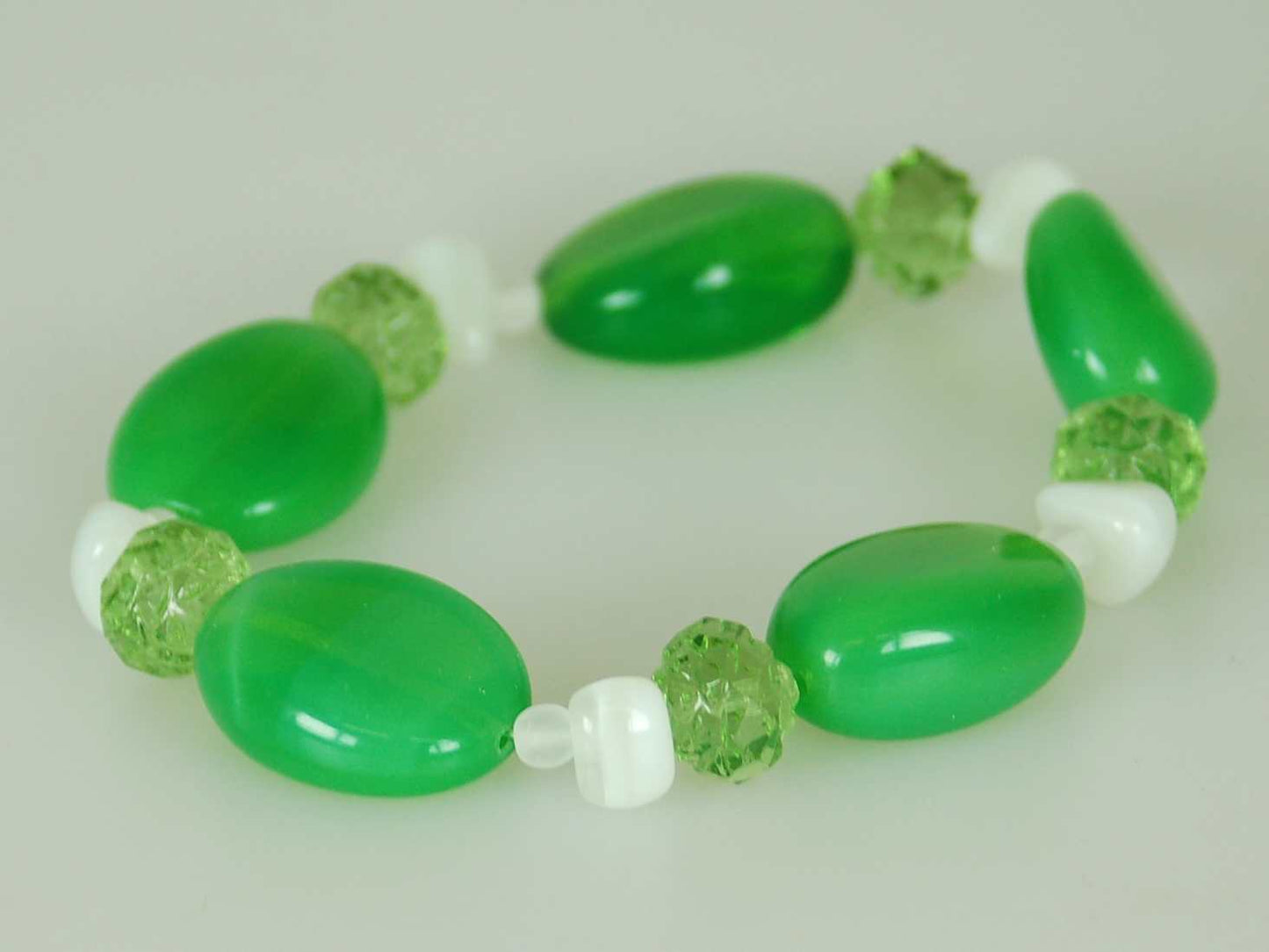 3 pcs Jewelry piece with Czech Glass Beads (OUTLET Vintage)