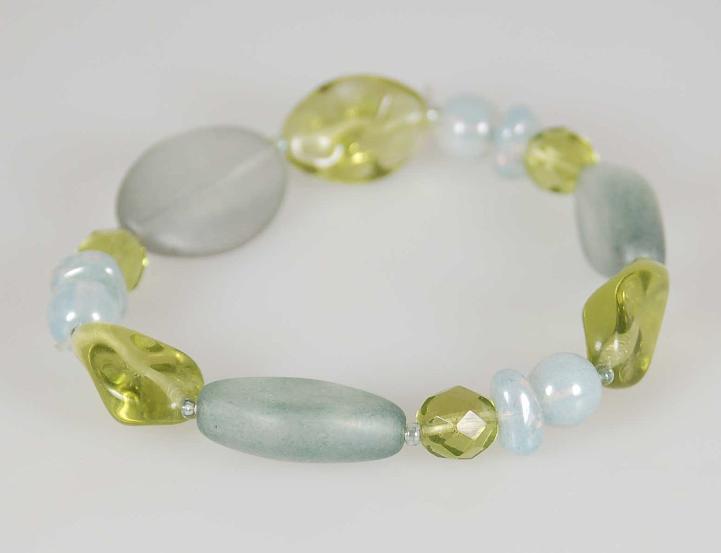 3 pcs Jewelry piece with Czech Glass Beads (OUTLET Vintage)