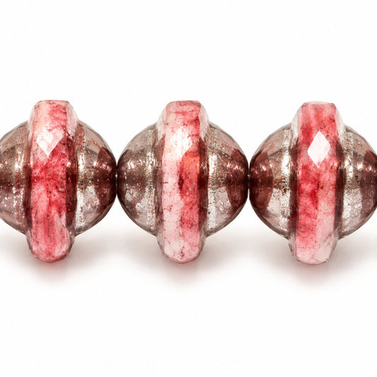 Faceted Special Cut Beads Ufo, X3128 Platin (x3128-13702), Glass, Czech Republic