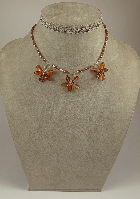 3 pcs Jewelry piece with Czech Glass Beads (OUTLET Vintage)