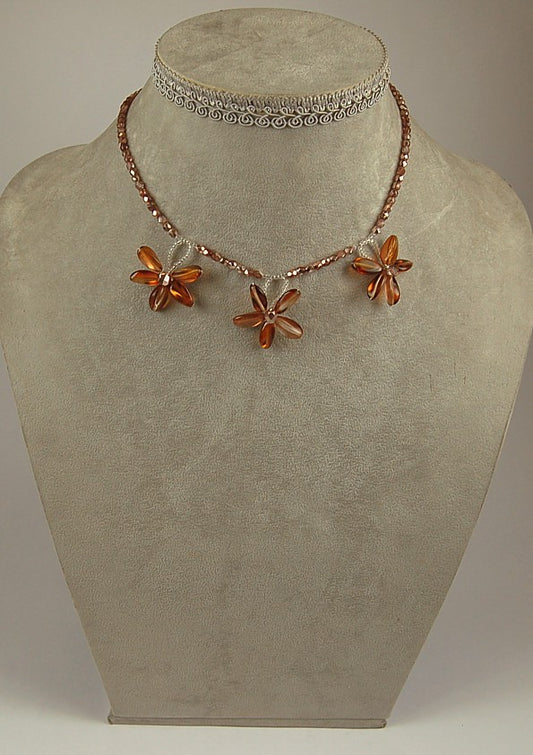 3 pcs Jewelry piece with Czech Glass Beads (OUTLET Vintage)