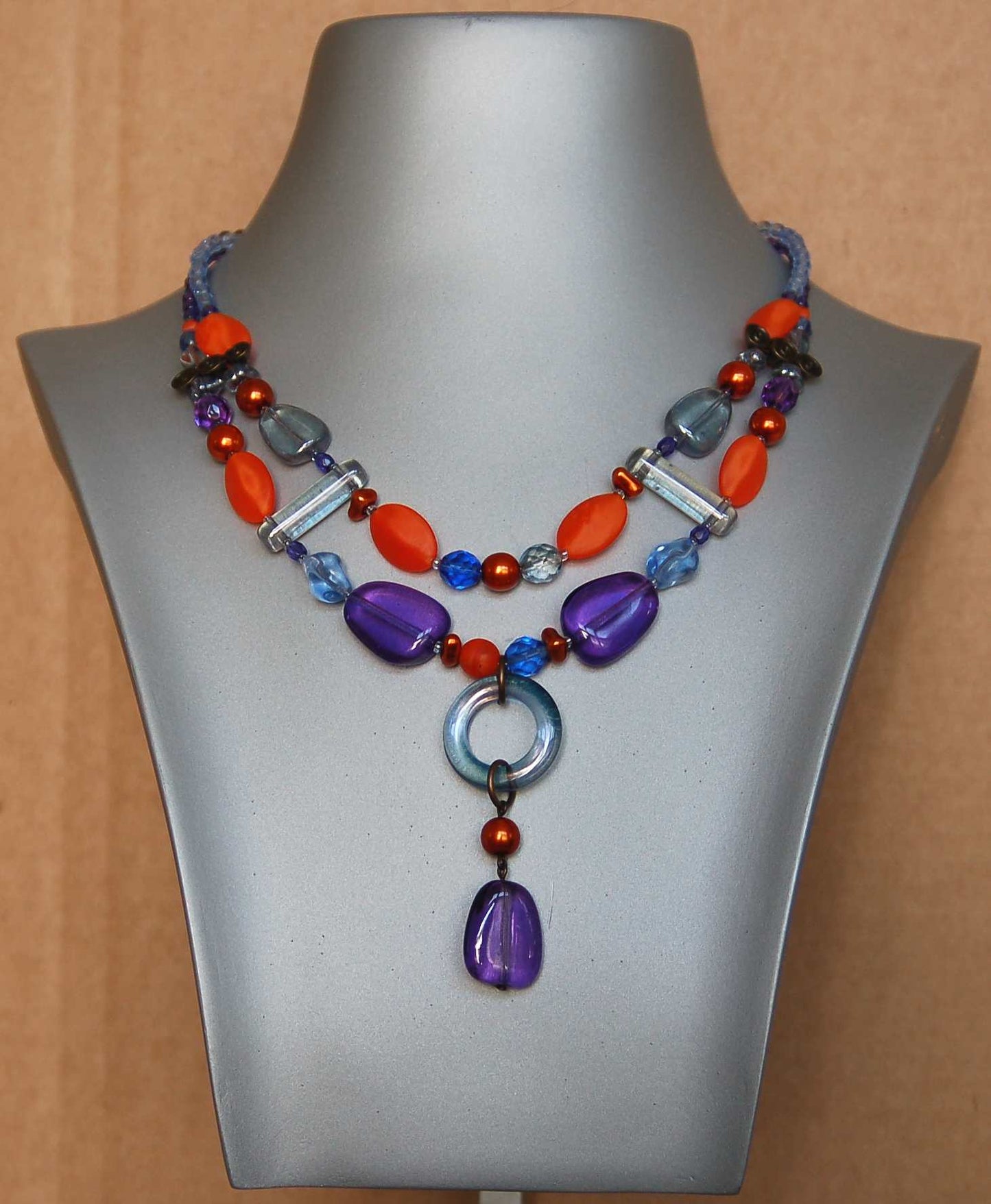 チェコガラスビーズのジュエリー3個セット（アウトレット ヴィンテージ）