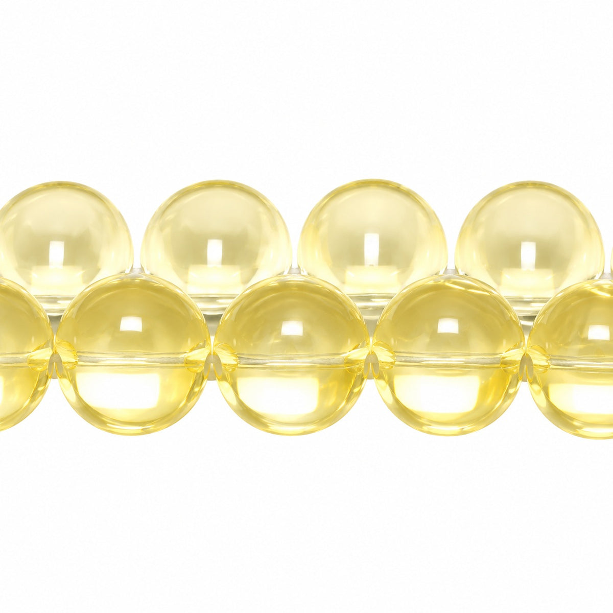 Drop Beads, Transparent Yellow (80120), Glass, Czech Republic