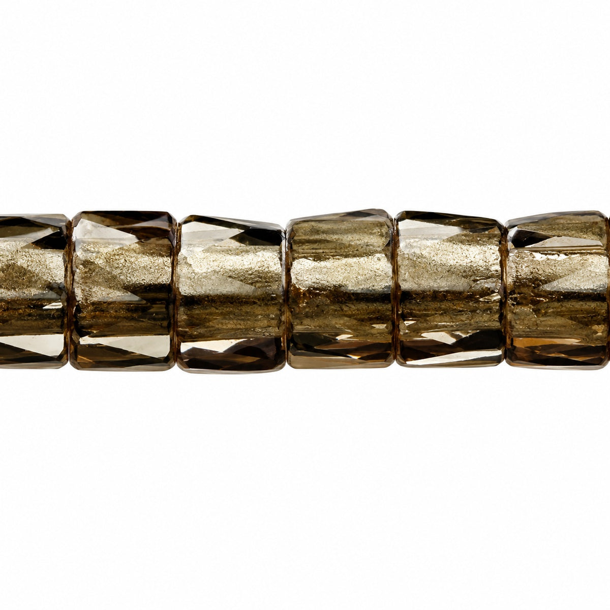 Faceted Oval Beads Special Cut, Gray (40000), Glass, Czech Republic