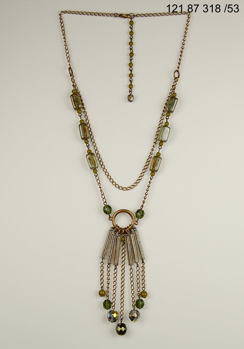 3 pcs Jewelry piece with Czech Glass Beads (OUTLET Vintage)