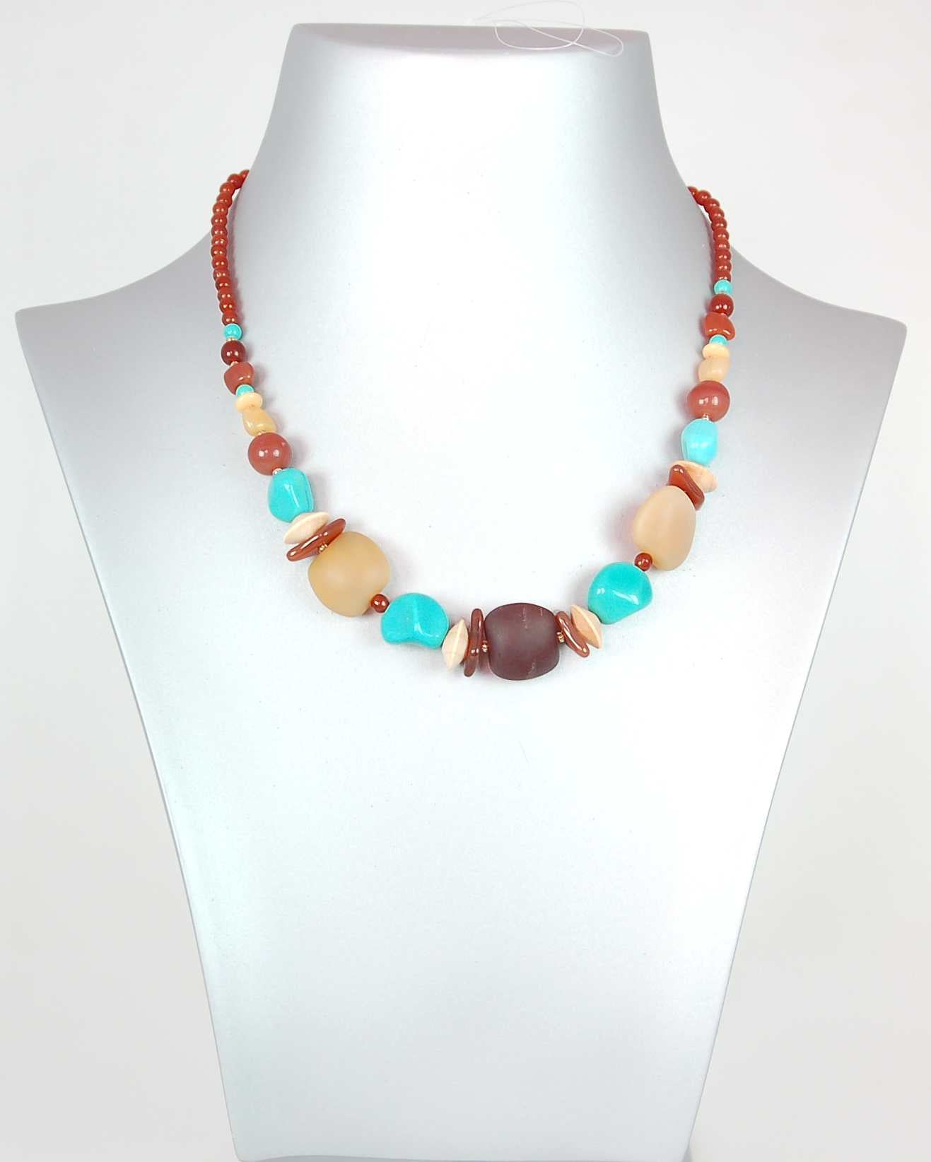 3 pcs Jewelry piece with Czech Glass Beads (OUTLET Vintage)