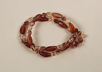 3 pcs Jewelry piece with Czech Glass Beads (OUTLET Vintage)