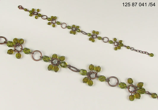 3 pcs Jewelry piece with Czech Glass Beads (OUTLET Vintage)