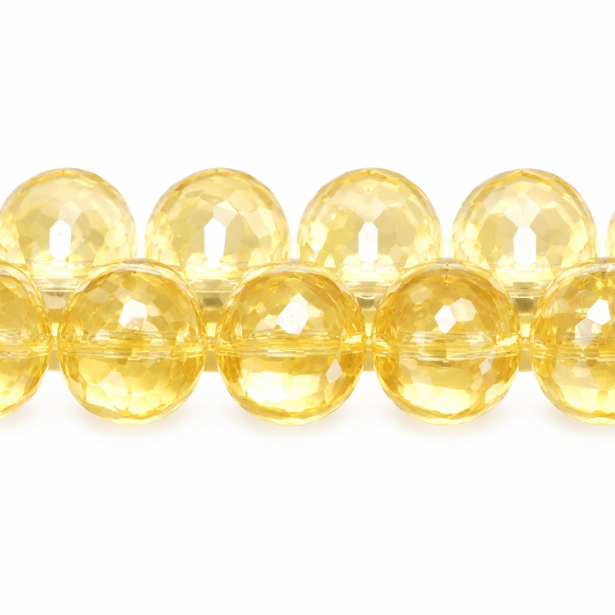 Drop Beads, Transparent Yellow Picasso (80120-43400), Glass, Czech Republic