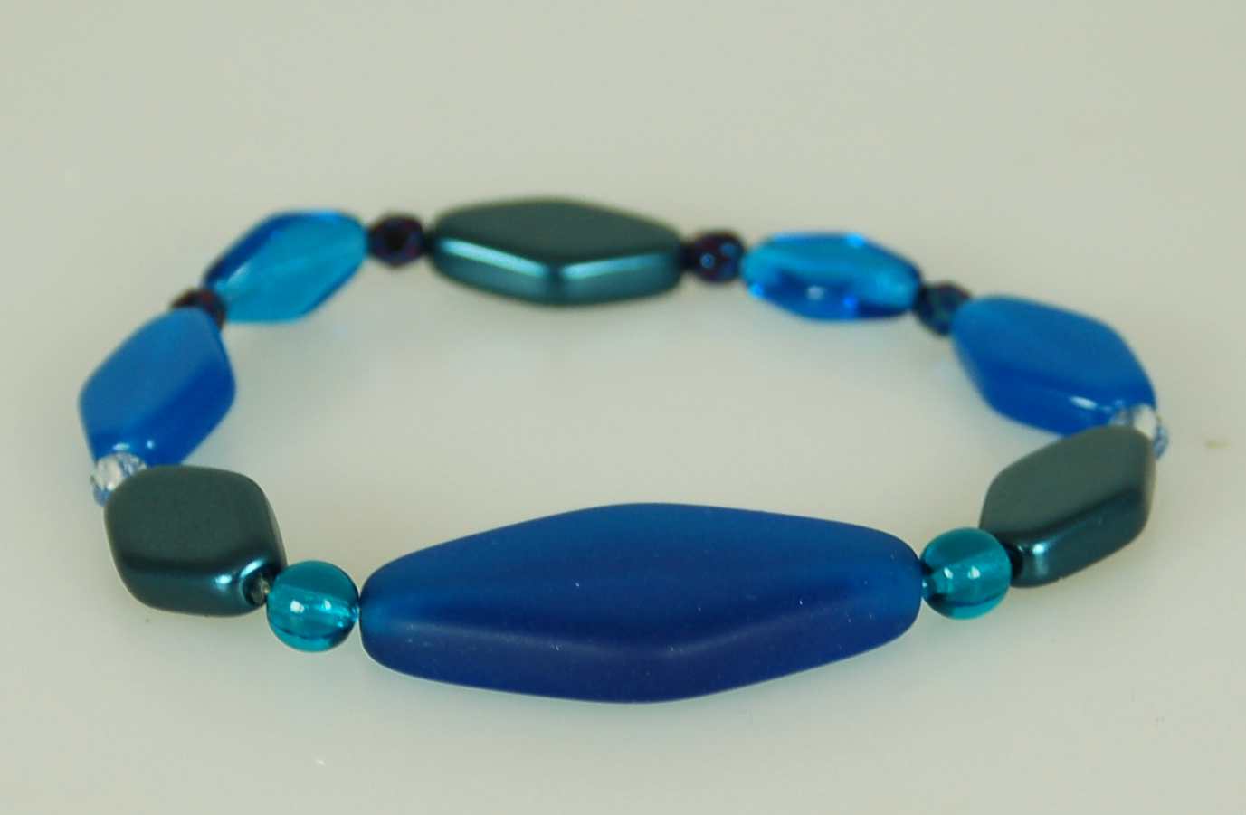 3 pcs Jewelry piece with Czech Glass Beads (OUTLET Vintage)