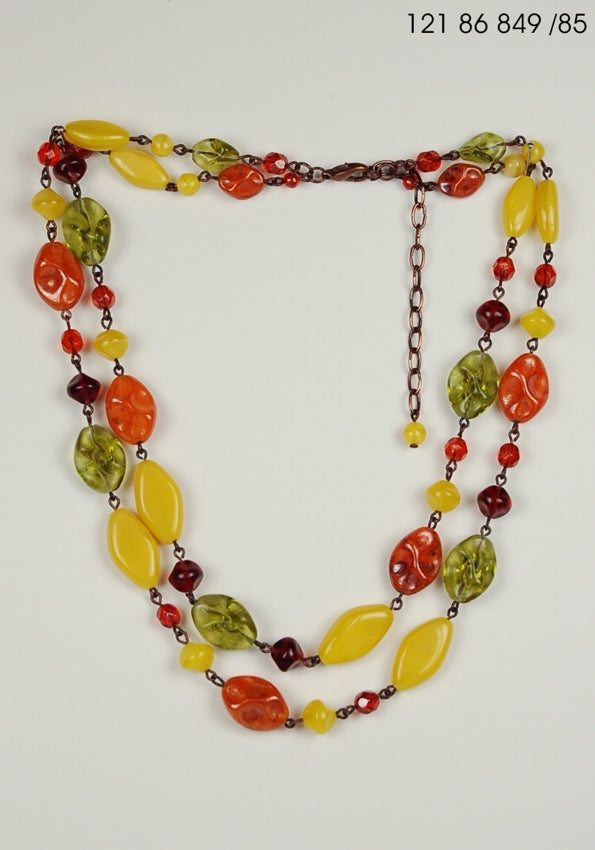 3 pcs Jewelry piece with Czech Glass Beads (OUTLET Vintage)