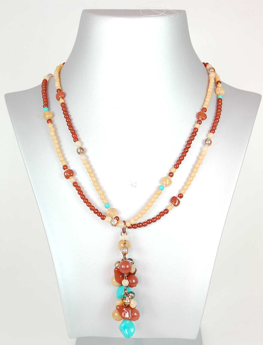 3 pcs Jewelry piece with Czech Glass Beads (OUTLET Vintage)