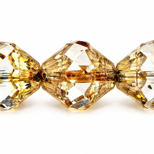 Faceted Special Cut Beads Lanterns, Crystal Stain Strong (00030-86805), Glass, Czech Republic