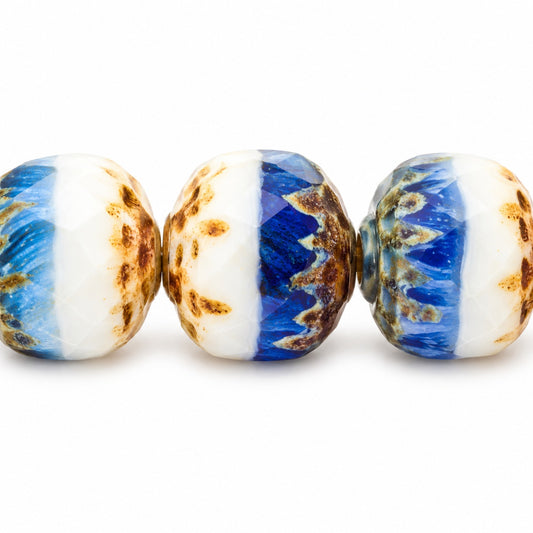 Cathedral Faceted Fire Polished Beads, X3080 Stain Strong (x3080-86805), Glass, Czech Republic