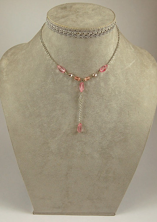 3 pcs Jewelry piece with Czech Glass Beads (OUTLET Vintage)