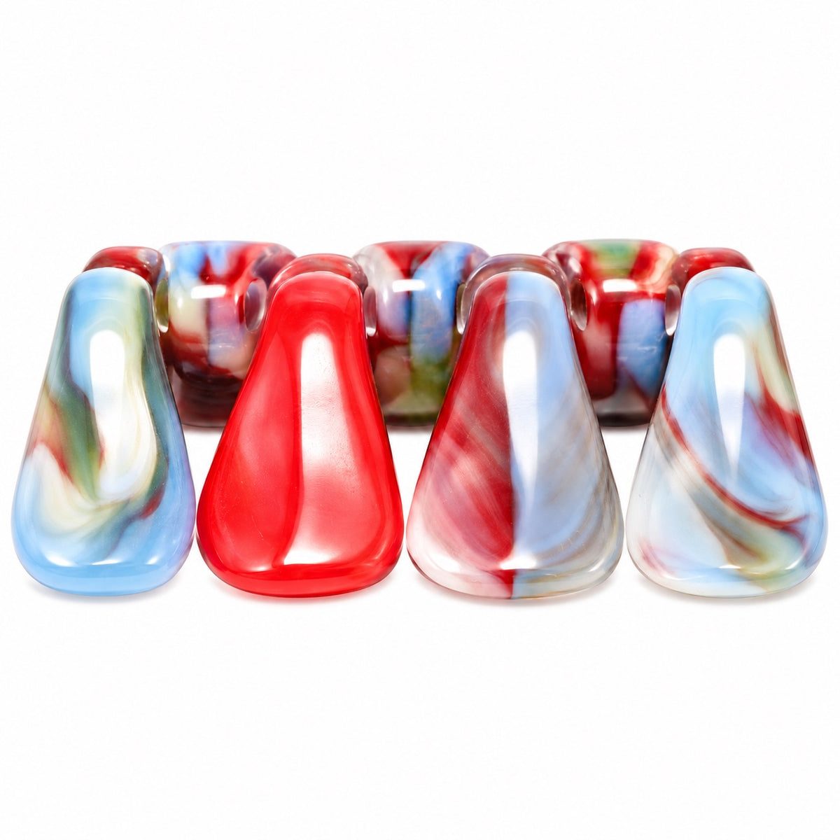 Special Dagger Beads, X1545 (x1545), Glass, Czech Republic