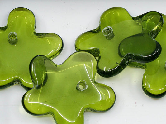 OUTLET Pressed Beads Pendant,  mm, Glass, Czech Republic