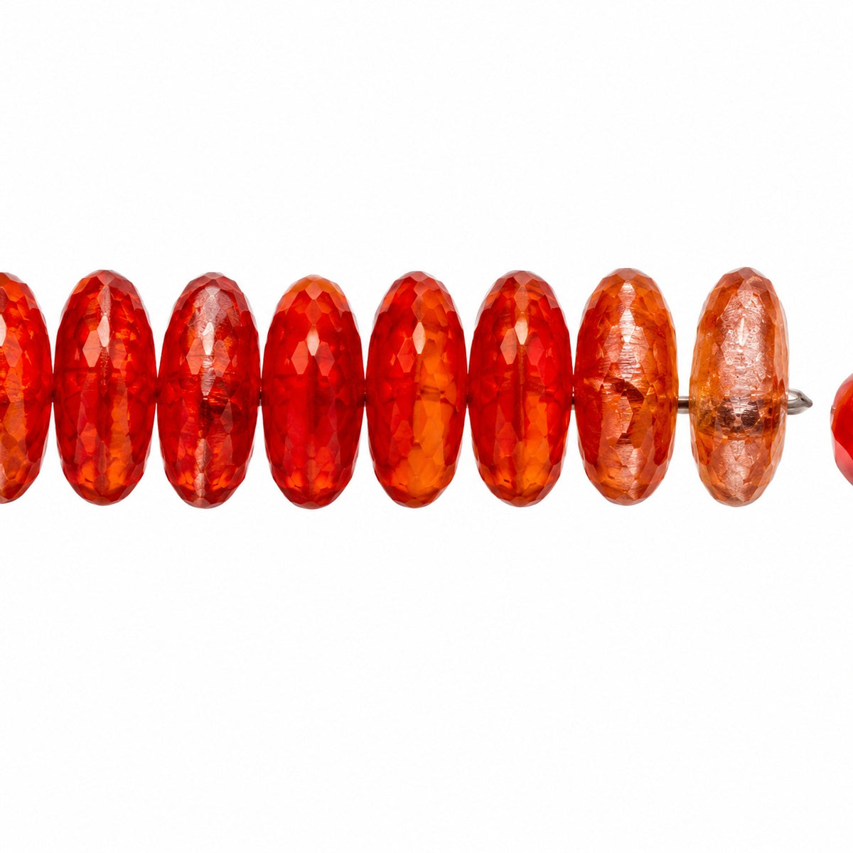 Lentil Round Beads, X1613 (x1613), Glass, Czech Republic