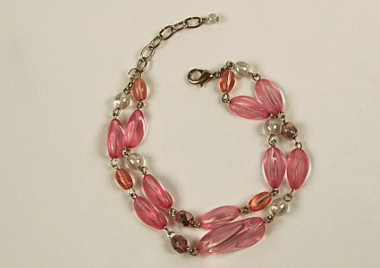 3 pcs Jewelry piece with Czech Glass Beads (OUTLET Vintage)