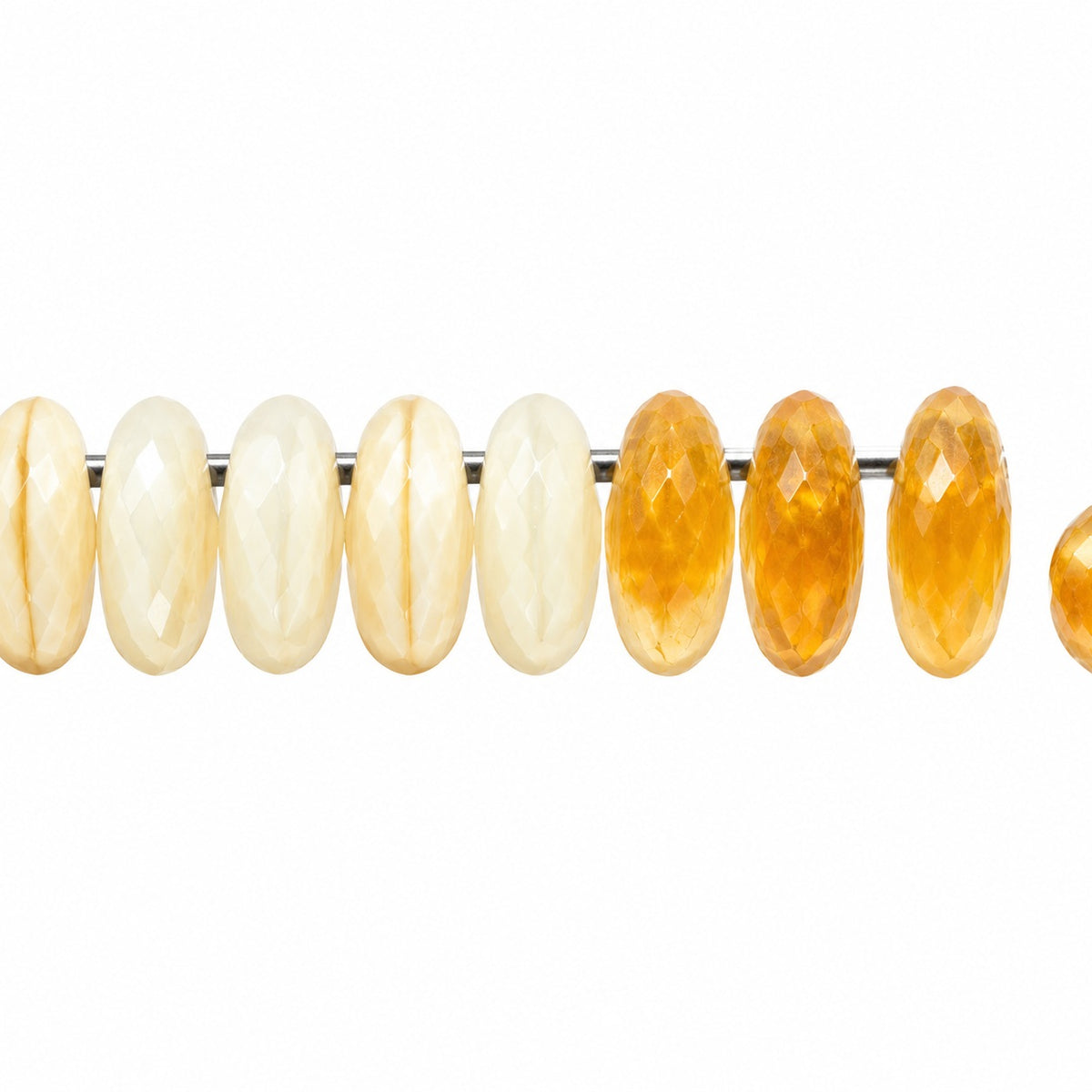 Lentil Round Beads, X1617 (x1617), Glass, Czech Republic