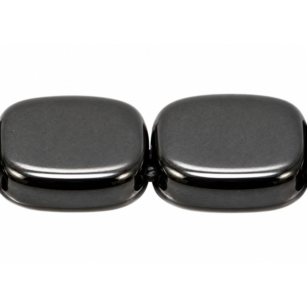 Shaped Pressed Beads, Black (23980), Glass, Czech Republic