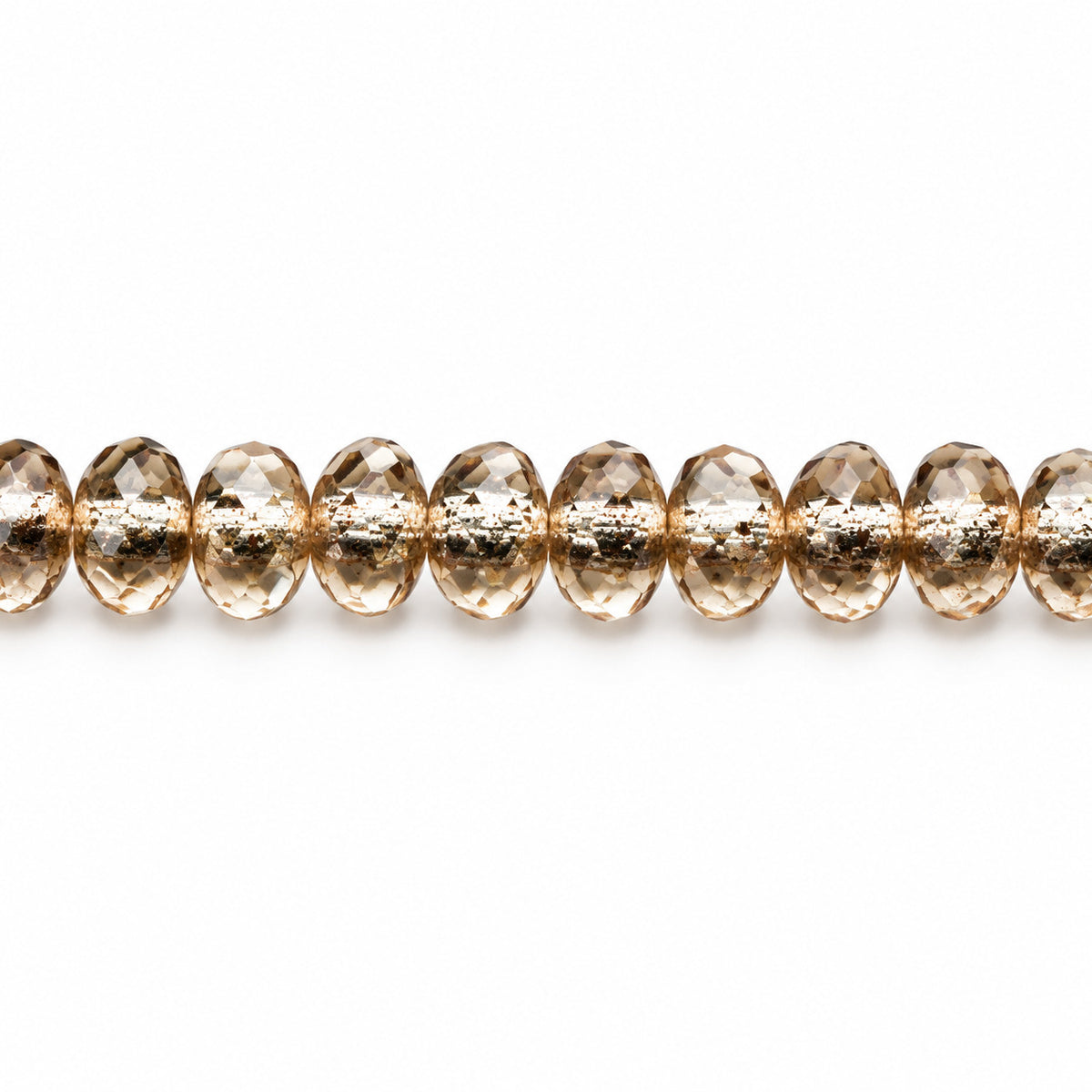 Special Cut Faceted Fire Polished Beads, Crystal (00030), Glass, Czech Republic