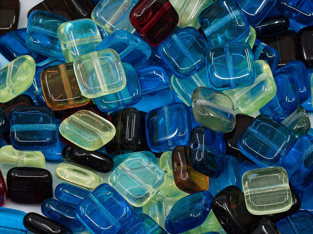 アウトレット プレスビーズ、mm、ガラス、チェコ共和国