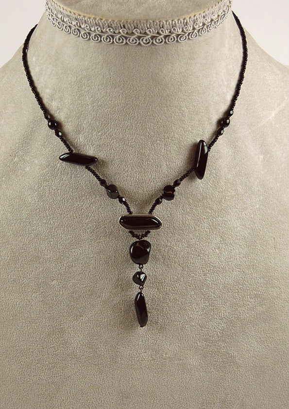 3 pcs Jewelry piece with Czech Glass Beads (OUTLET Vintage)