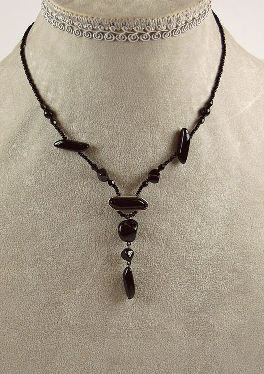 3 pcs Jewelry piece with Czech Glass Beads (OUTLET Vintage)