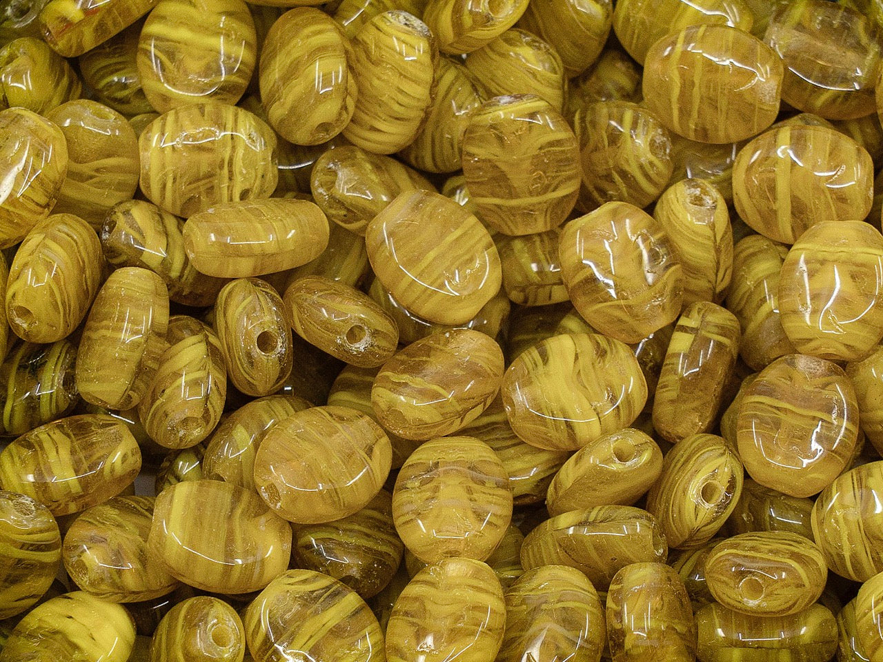OUTLET Pressed Beads,  mm, Glass, Czech Republic