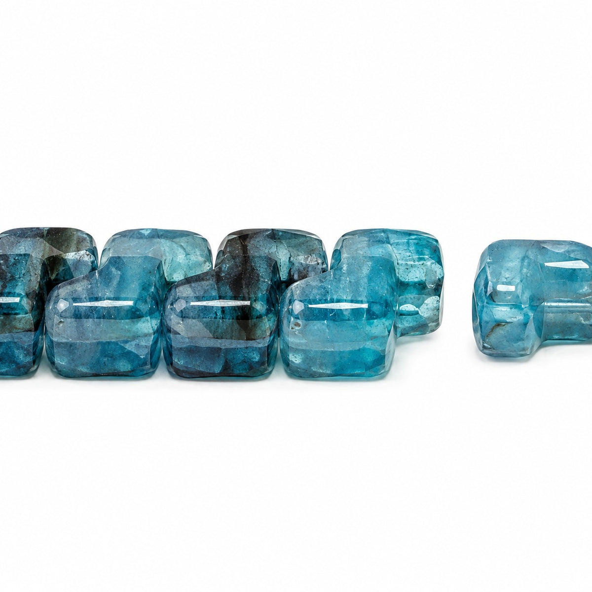 2-Hole Pressed Beads, X1835 (x1835), Glass, Czech Republic