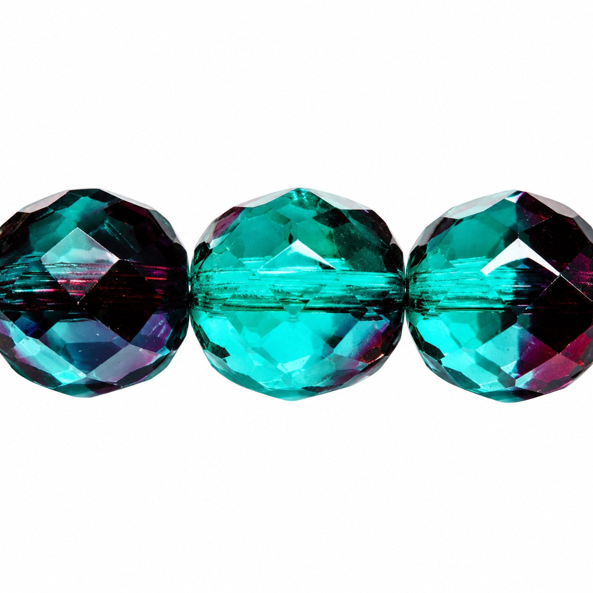 Faceted Round Fire Polished Beads, T0170 (t0170), Glass, Czech Republic